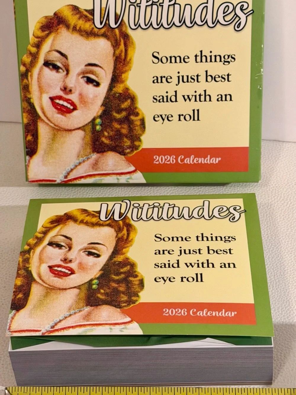 2026 Wititudes Daily Desk Calendar Funny Witty Decor Office Humor Andrews McMeel